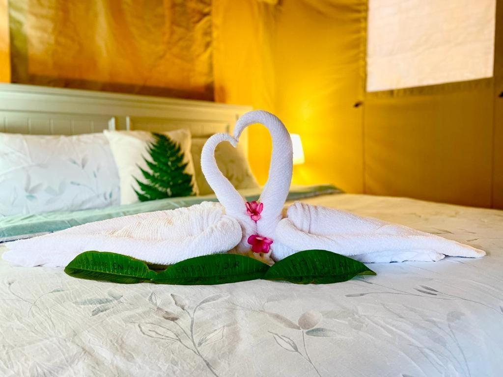 Rembulan Escape - Beachfront Safari Tent كامبونج بيناريك المظهر الخارجي الصورة